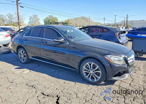 2015 Mercedes-Benz C 300 4Matic from USA, damaged, VIN 55SWF4KB2FU011671